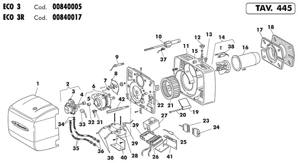 Desen explodat ECO 3 445
