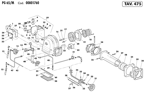 Desen explodat PG 65/M 475